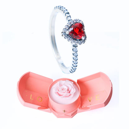 Coffret Harmonie et Bague Cœur Éternel