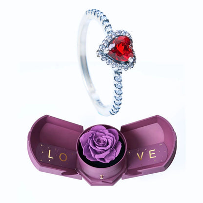 Coffret Harmonie et Bague Cœur Éternel