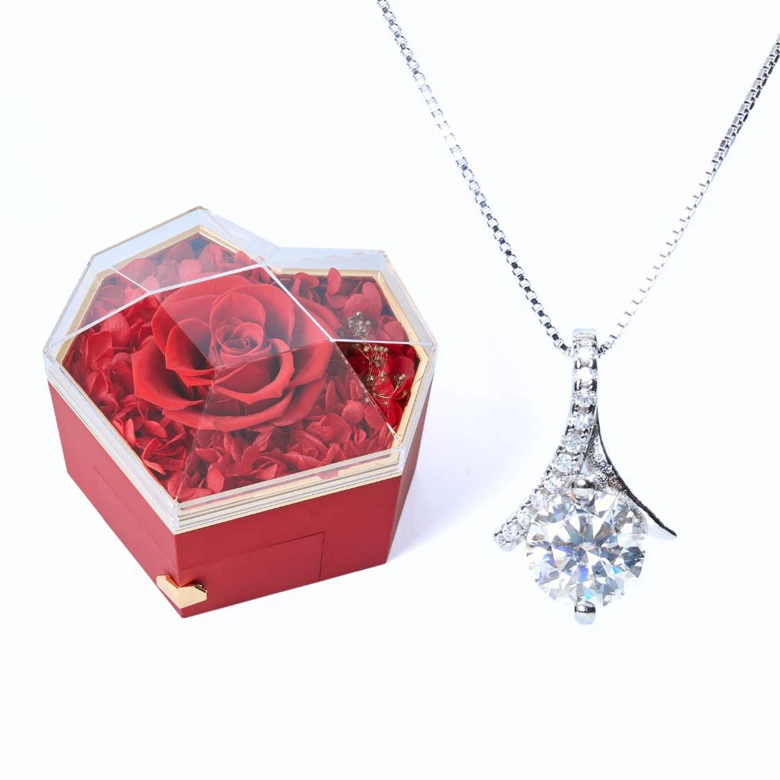 Eternal Heart Box & Helios Necklace