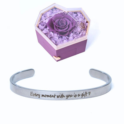 Eeuwige Hartendoos en Paula Gepersonaliseerde Armband