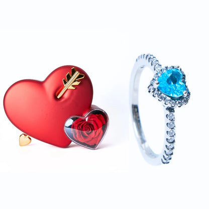 Scatola Amore Eterno e Anello Cuore Eterno
