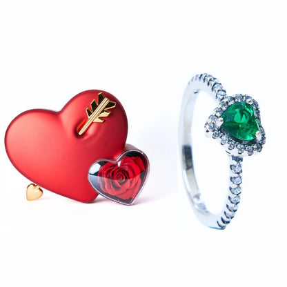 Caja Amor Eterno & Anillo Corazón Eterno