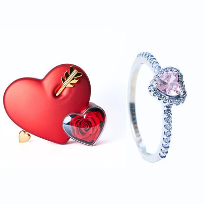 Coffret Amour Éternel & Bague Cœur Éternel