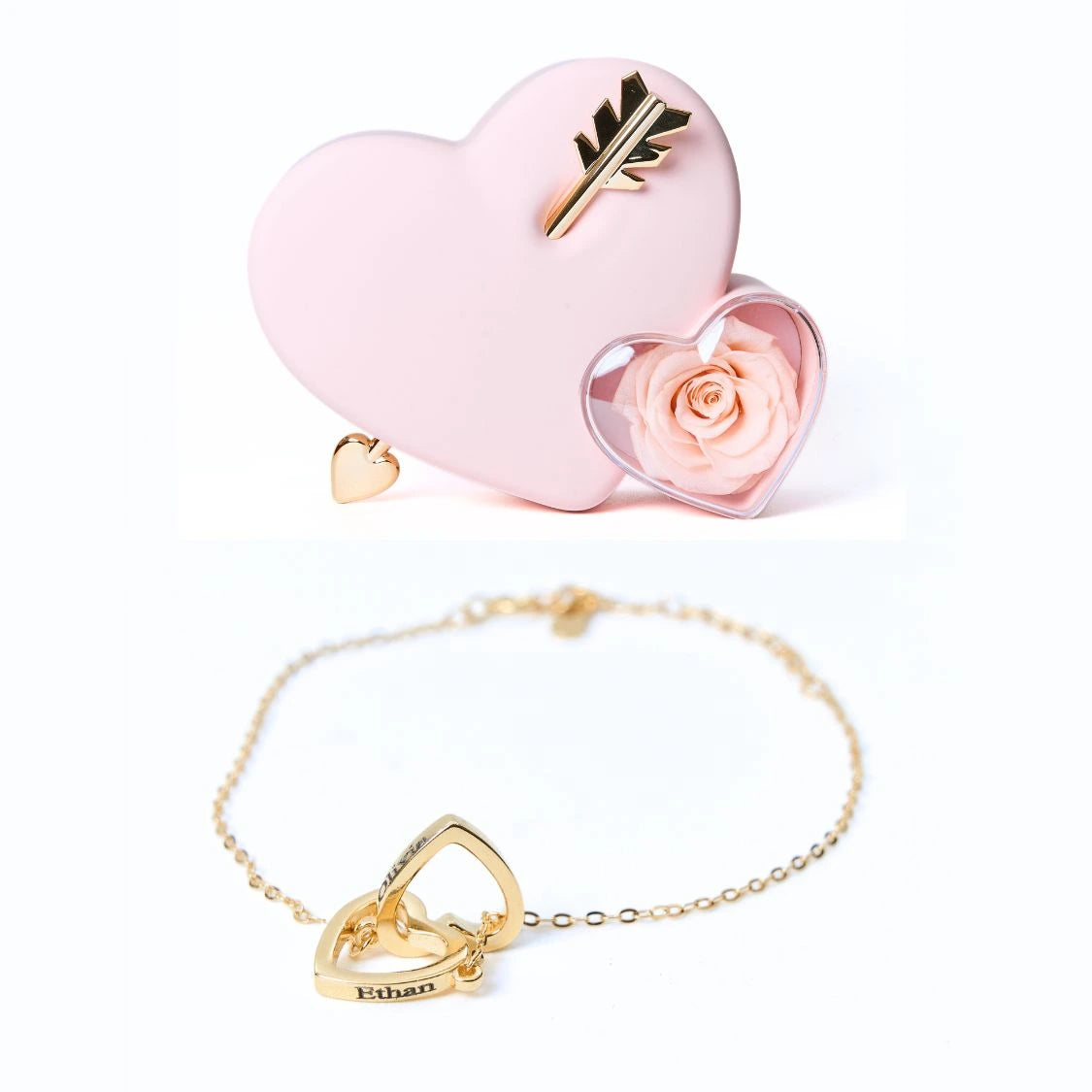 Scatola Amore Eterno e Bracciale Personalizzato