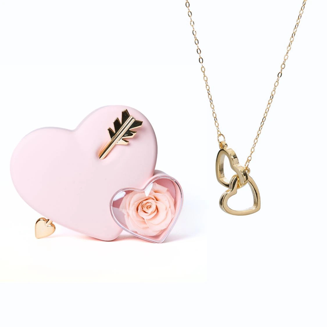 Spersonalizowany naszyjnik Eternal Love & Intertwined Hearts