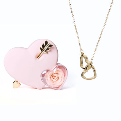 Spersonalizowany naszyjnik Eternal Love & Intertwined Hearts