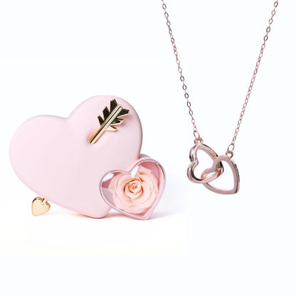 Spersonalizowany naszyjnik Eternal Love & Intertwined Hearts