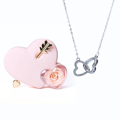 Spersonalizowany naszyjnik Eternal Love & Intertwined Hearts