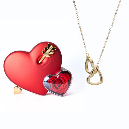 Spersonalizowany naszyjnik Eternal Love & Intertwined Hearts