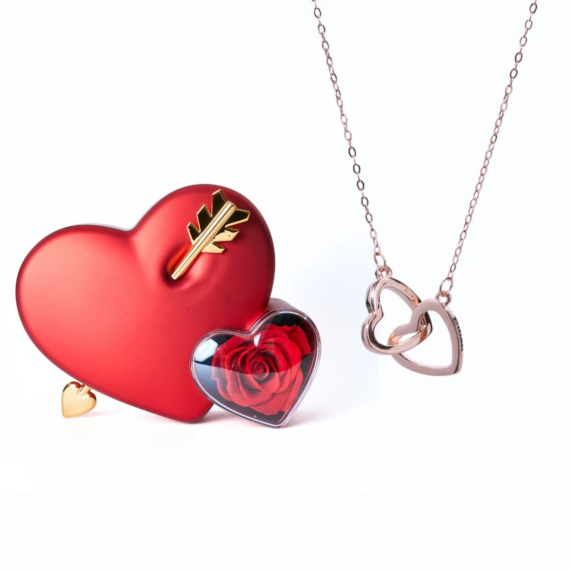 Spersonalizowany naszyjnik Eternal Love & Intertwined Hearts