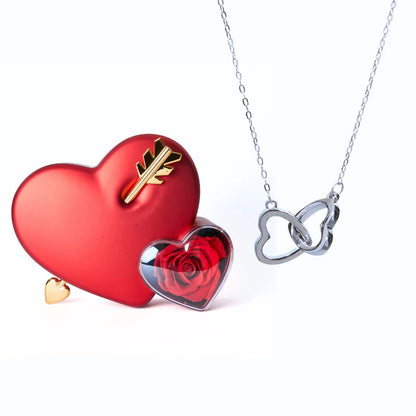 Spersonalizowany naszyjnik Eternal Love & Intertwined Hearts
