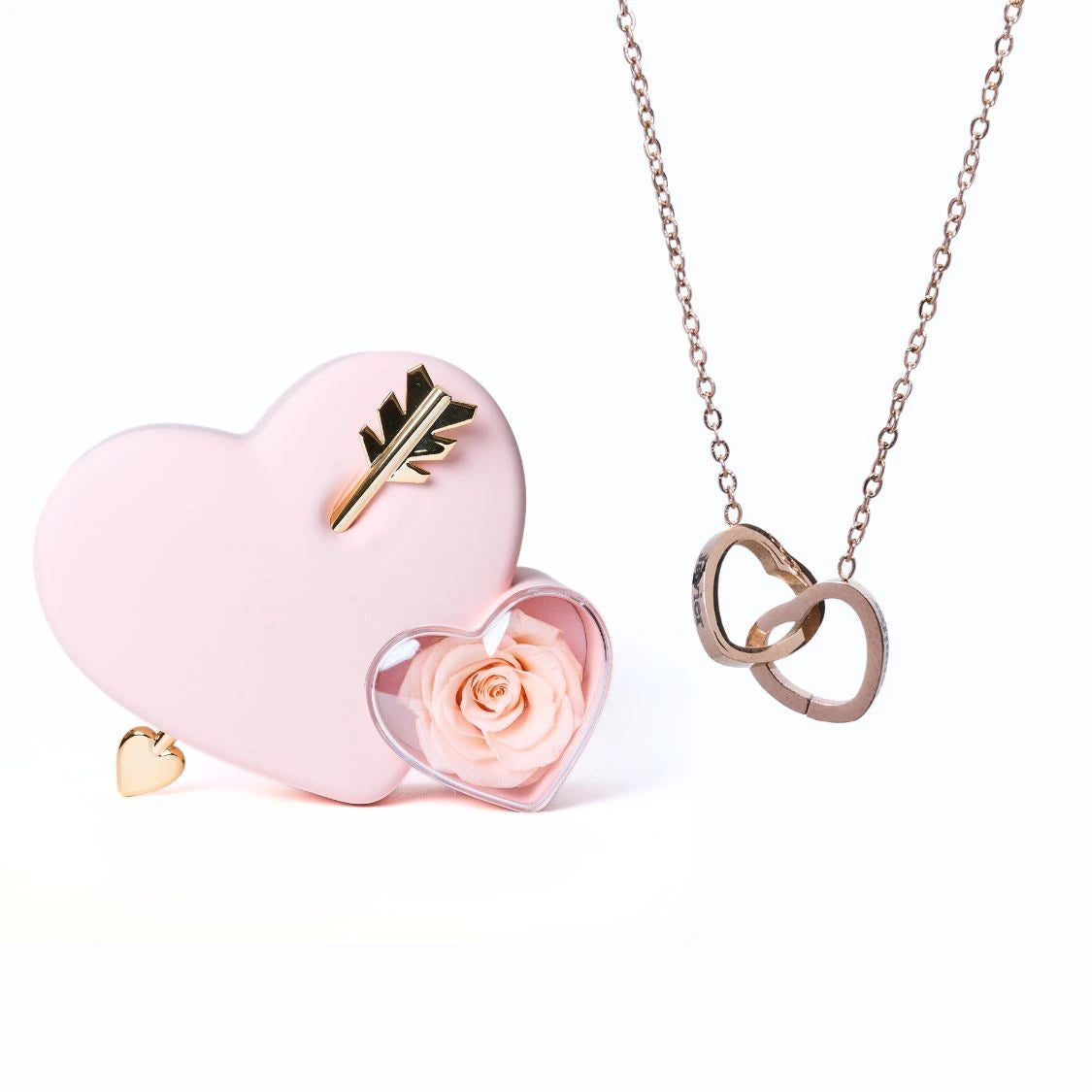 Spersonalizowany naszyjnik Eternal Love & Intertwined Hearts