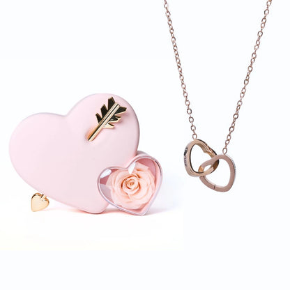 Spersonalizowany naszyjnik Eternal Love & Intertwined Hearts