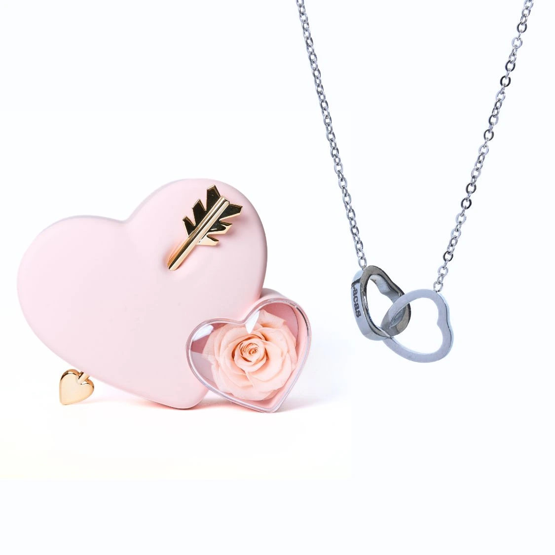 Spersonalizowany naszyjnik Eternal Love & Intertwined Hearts