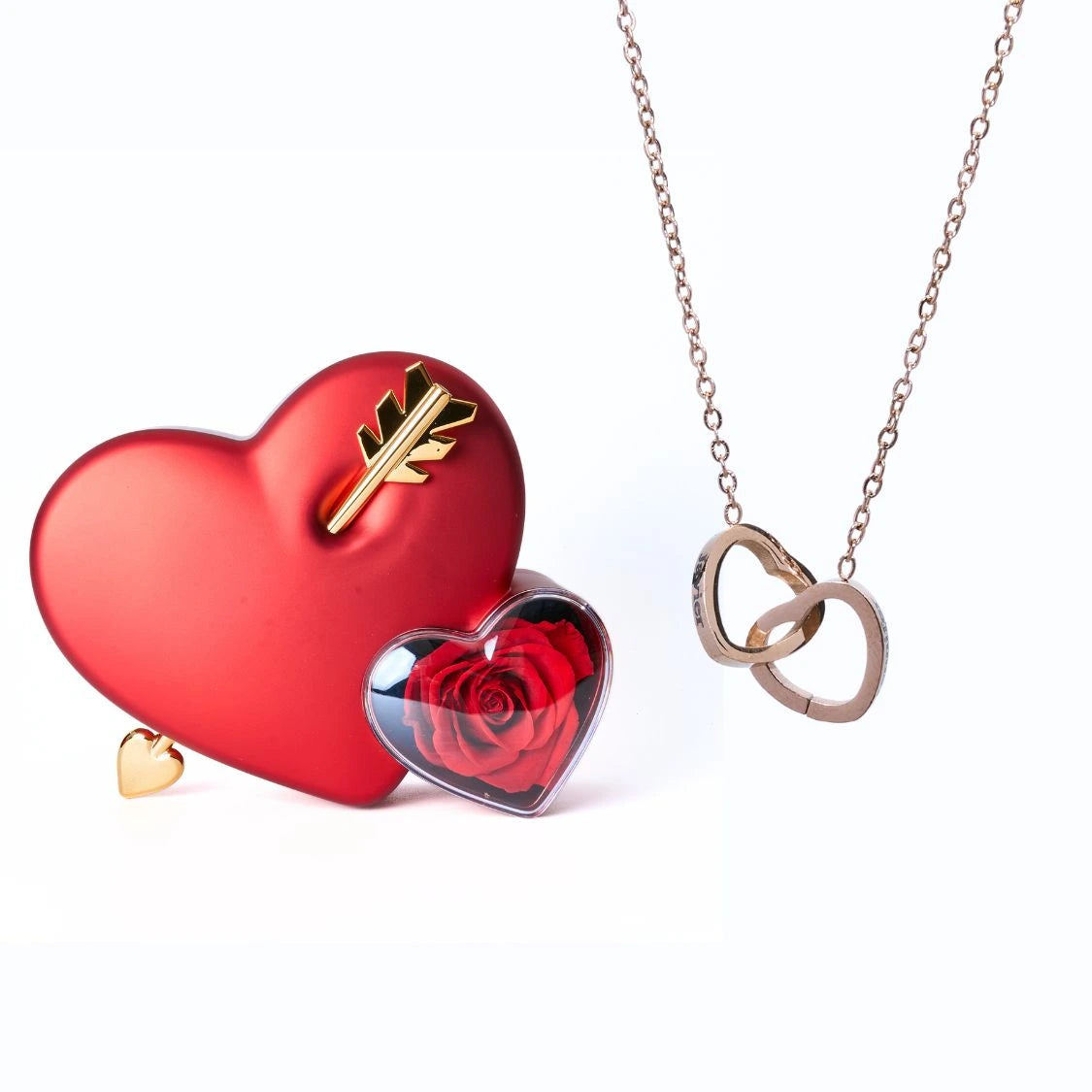 Spersonalizowany naszyjnik Eternal Love & Intertwined Hearts