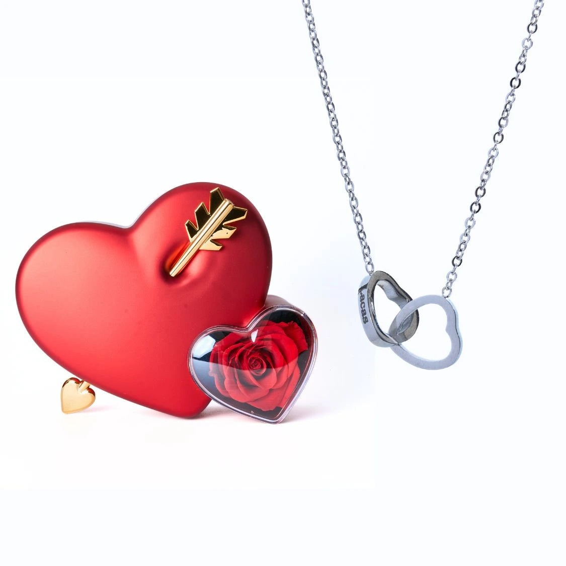 Spersonalizowany naszyjnik Eternal Love & Intertwined Hearts