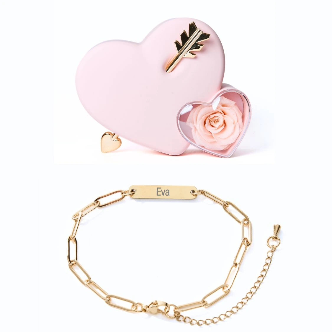Coffret Amour Éternel & Bracelet Personnalisé Mira