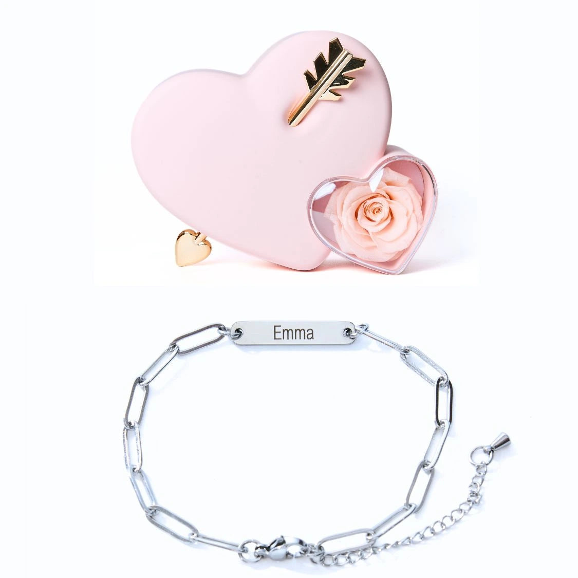 Coffret Amour Éternel & Bracelet Personnalisé Mira