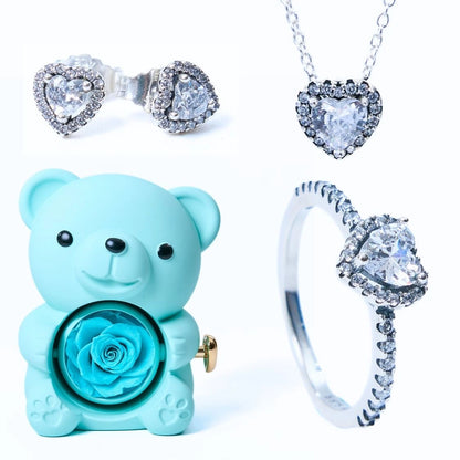 Milona™ Oso Eterno y Conjunto Corazón Eterno
