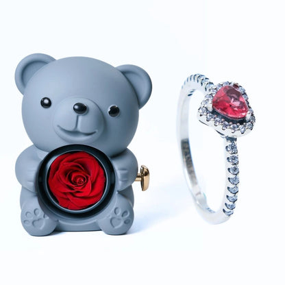 Eeuwige Roos Beer en Eeuwige Hart Ring
