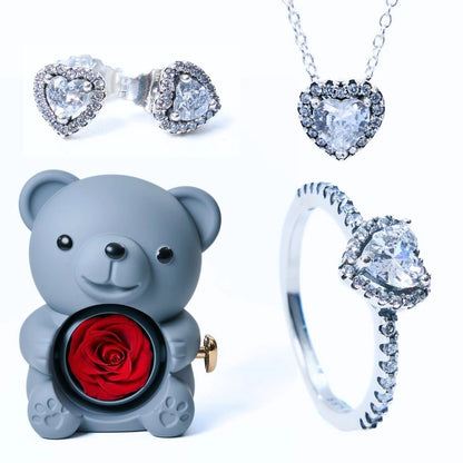 Milona™ Oso Eterno y Conjunto Corazón Eterno