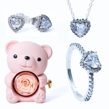 Milona™ Oso Eterno y Conjunto Corazón Eterno