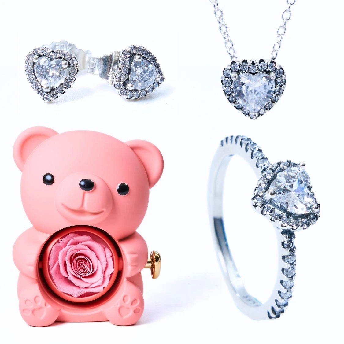 Milona™ Oso Eterno y Conjunto Corazón Eterno