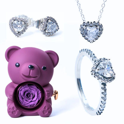 Milona™ Oso Eterno y Conjunto Corazón Eterno