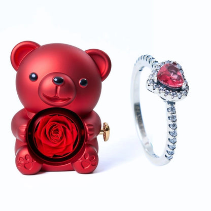 Eeuwige Roos Beer en Eeuwige Hart Ring