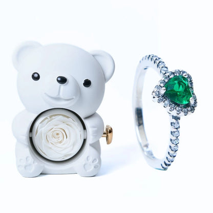 Milona™ Oso Eterno y Anillo Corazón Eterno