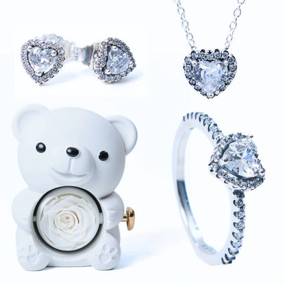 Milona™ Oso Eterno y Conjunto Corazón Eterno