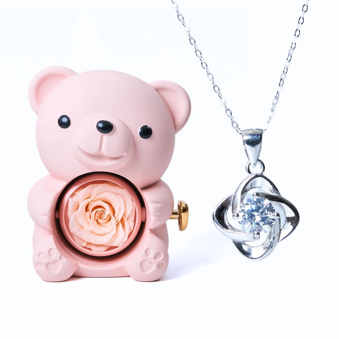 Eternal Bear & Passioné Necklace