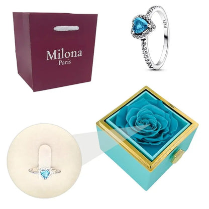 Eternal Rose Box & Eternal Heart Ring