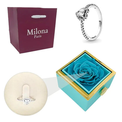 Eternal Rose Box & Eternal Heart Ring