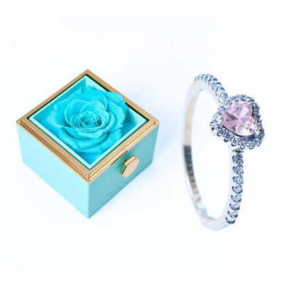 Eeuwige Roos Doos en Eeuwige Hart Ring