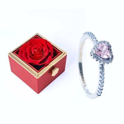 Eeuwige Roos Doos en Eeuwige Hart Ring