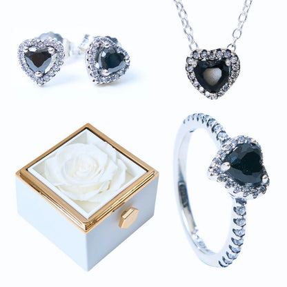 Scatola di Rose Eterna e Set Cuore Eterno
