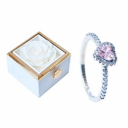Eeuwige Roos Doos en Eeuwige Hart Ring
