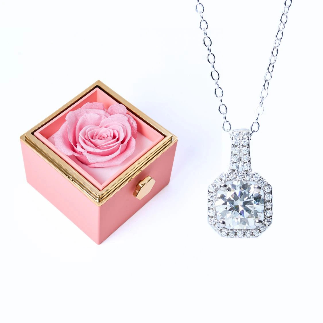 Eternal Rose Box & Isadora Necklace