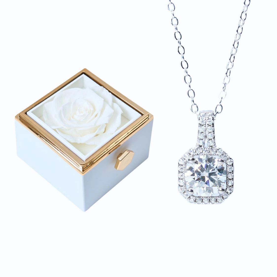 Eternal Rose Box & Isadora Necklace