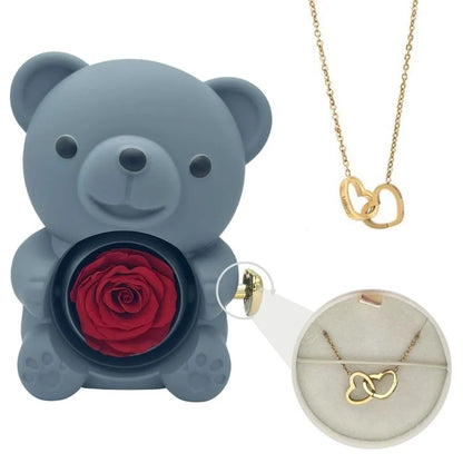 Milona™ Eternal Bear & Personalized Necklace