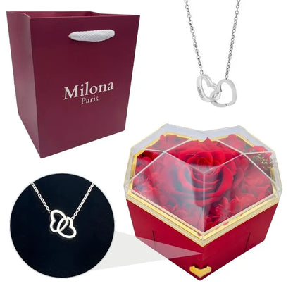 Eternal Heart Box & Personalized Necklace