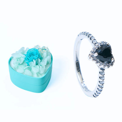 Coffret Mini-Cœur Éternel et Bague Cœur Éternel