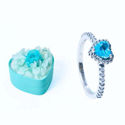 Mini Scatola Cuore Eterno e Anello Cuore Eterno