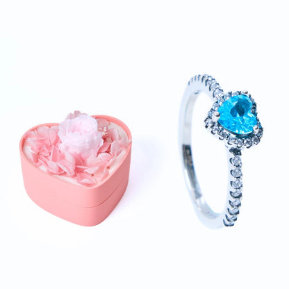Mini Scatola Cuore Eterno e Anello Cuore Eterno