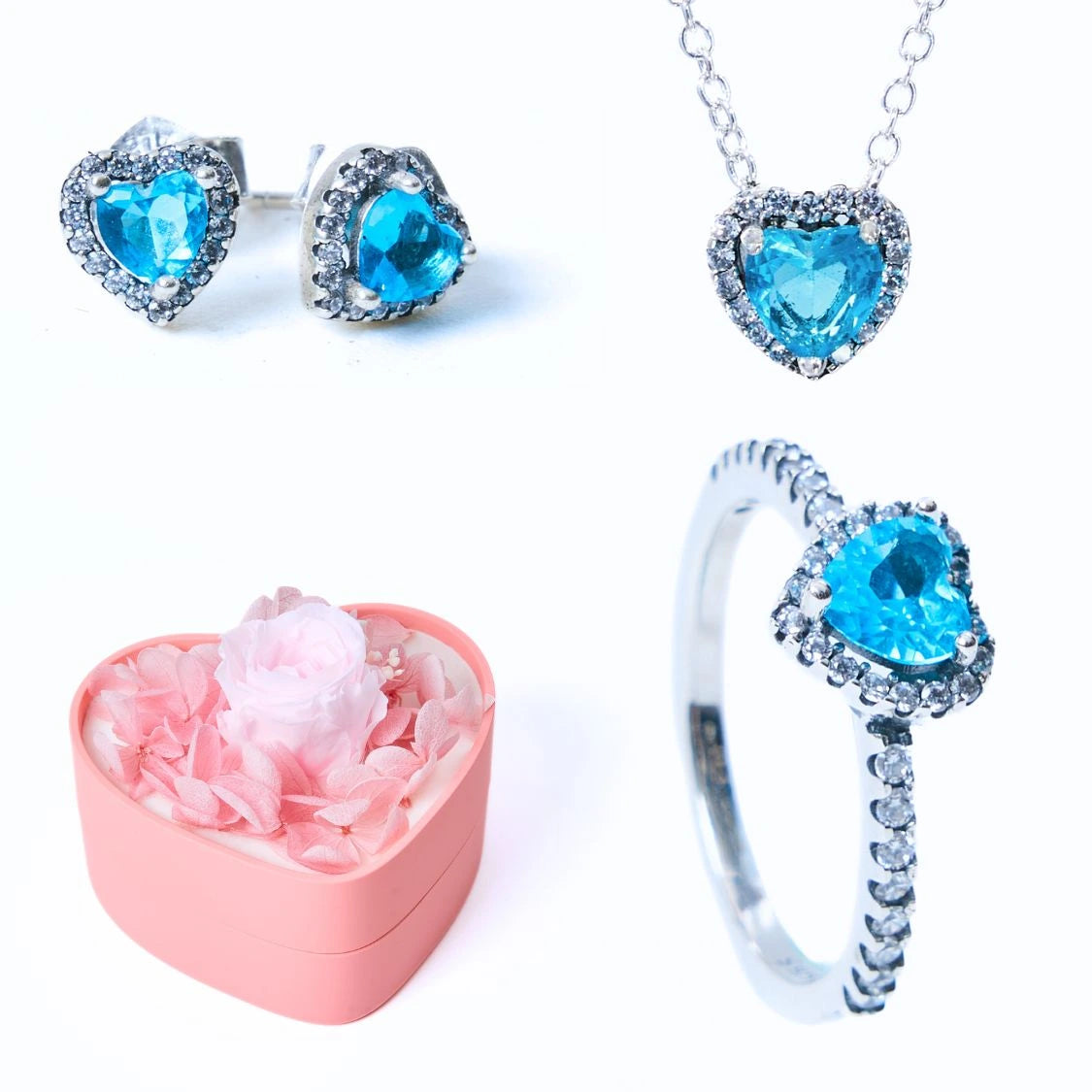 Mini Eternal Heart Box & Blue Eternal Heart Set