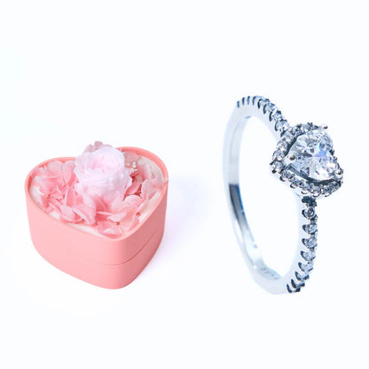 Mini Scatola Cuore Eterno e Anello Cuore Eterno