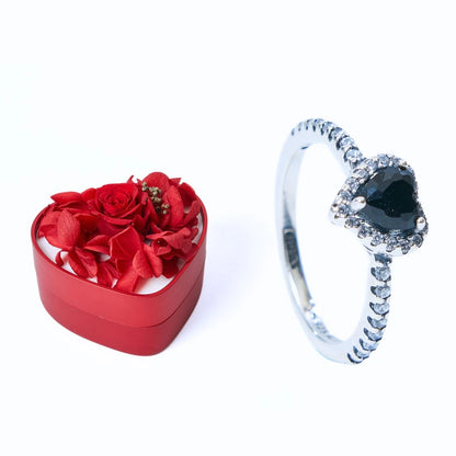Coffret Mini-Cœur Éternel et Bague Cœur Éternel