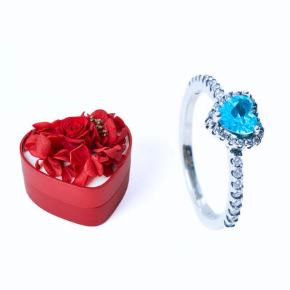 Mini Scatola Cuore Eterno e Anello Cuore Eterno