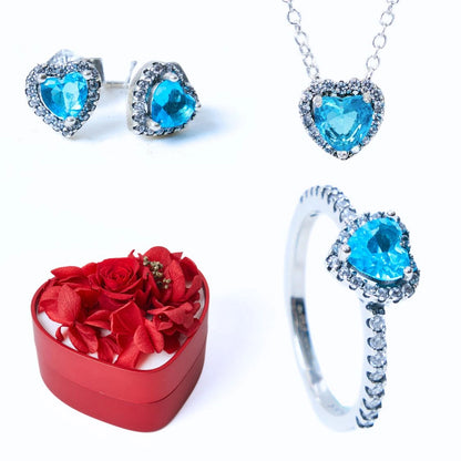Mini Eternal Heart Box & Blue Eternal Heart Set